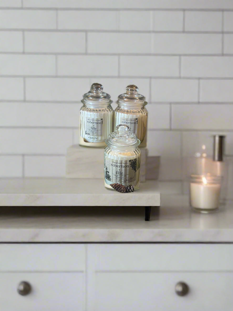 9 ounce apothecary jar candle