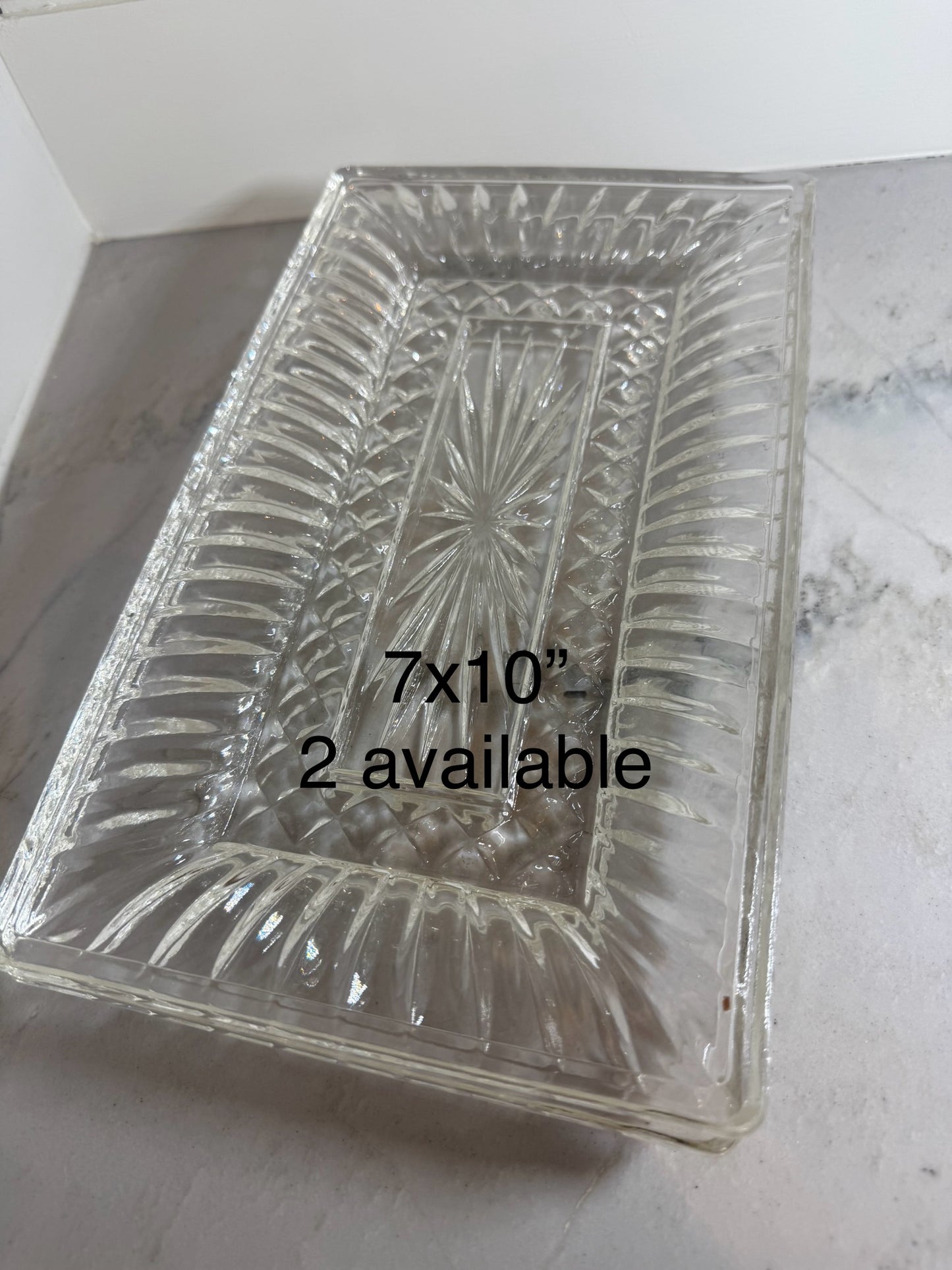 crystal display trays