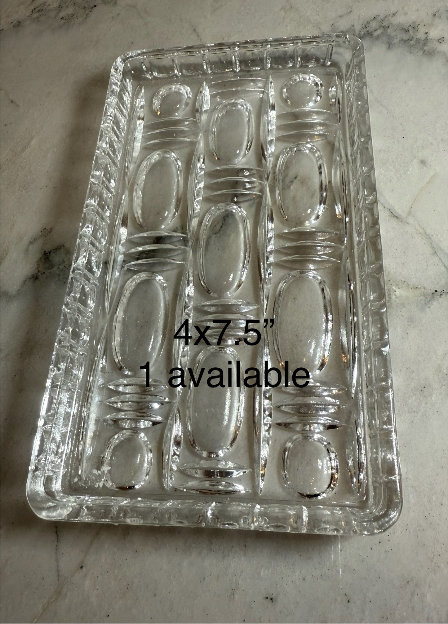 crystal display trays