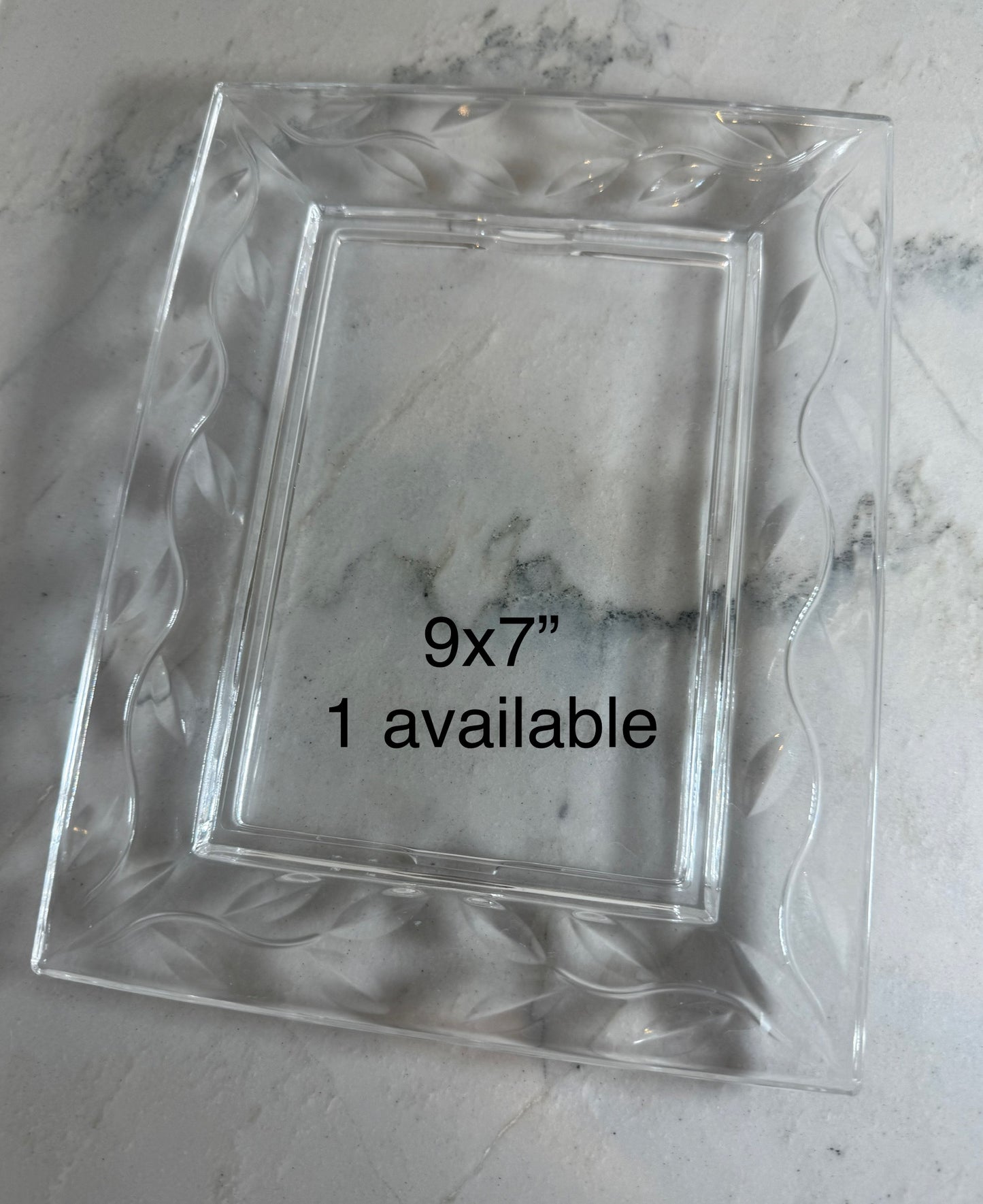 crystal display trays