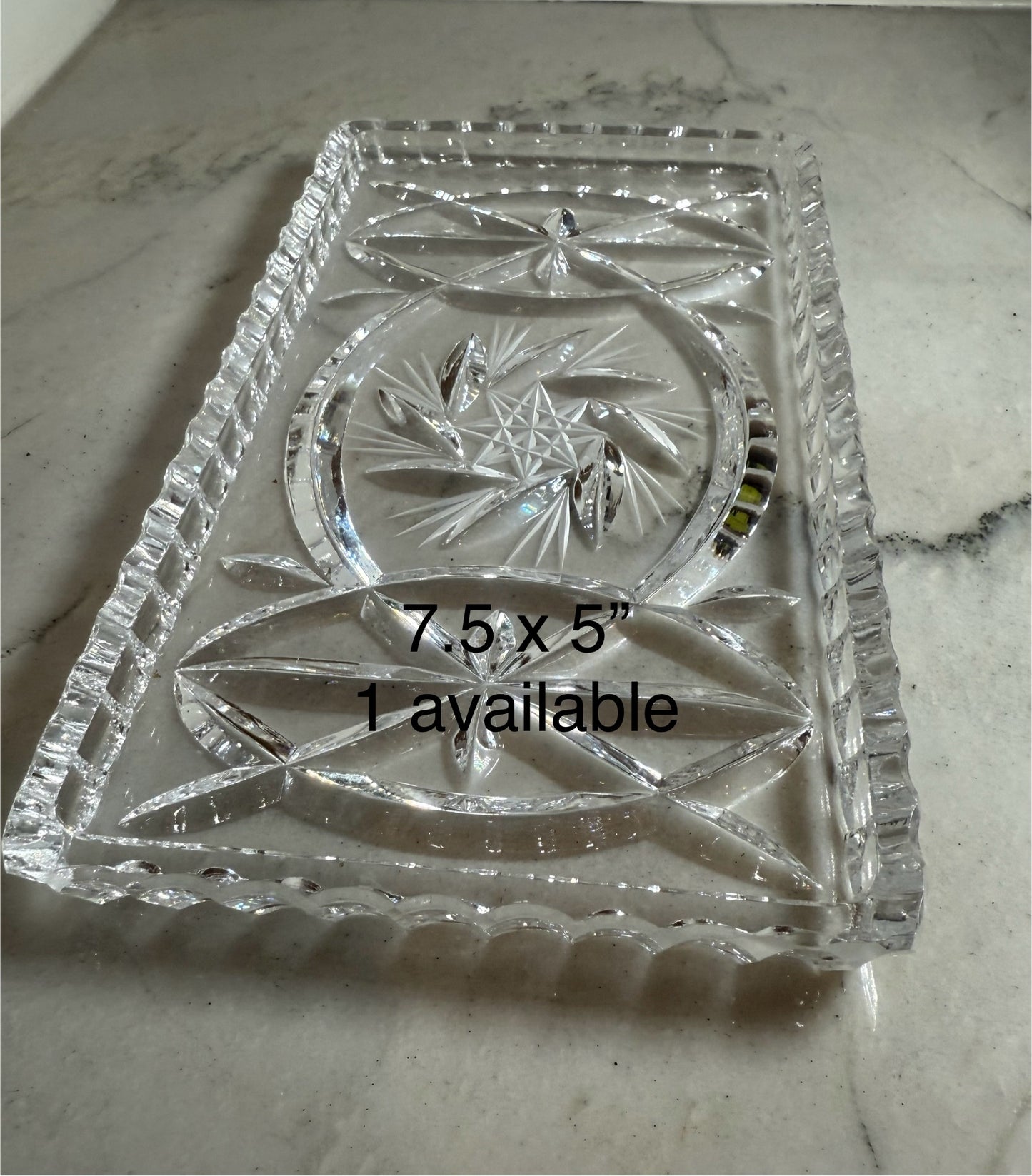 crystal display trays