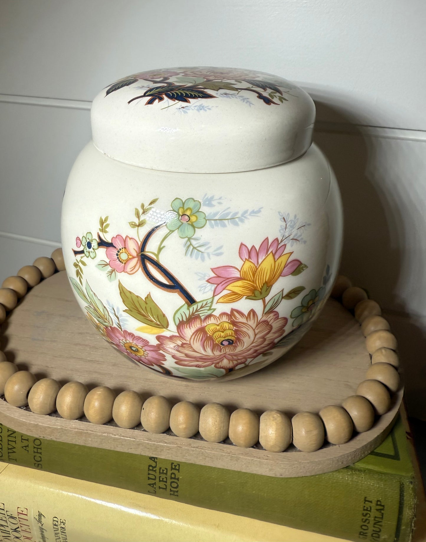 Lotus Flower Ginger Jar