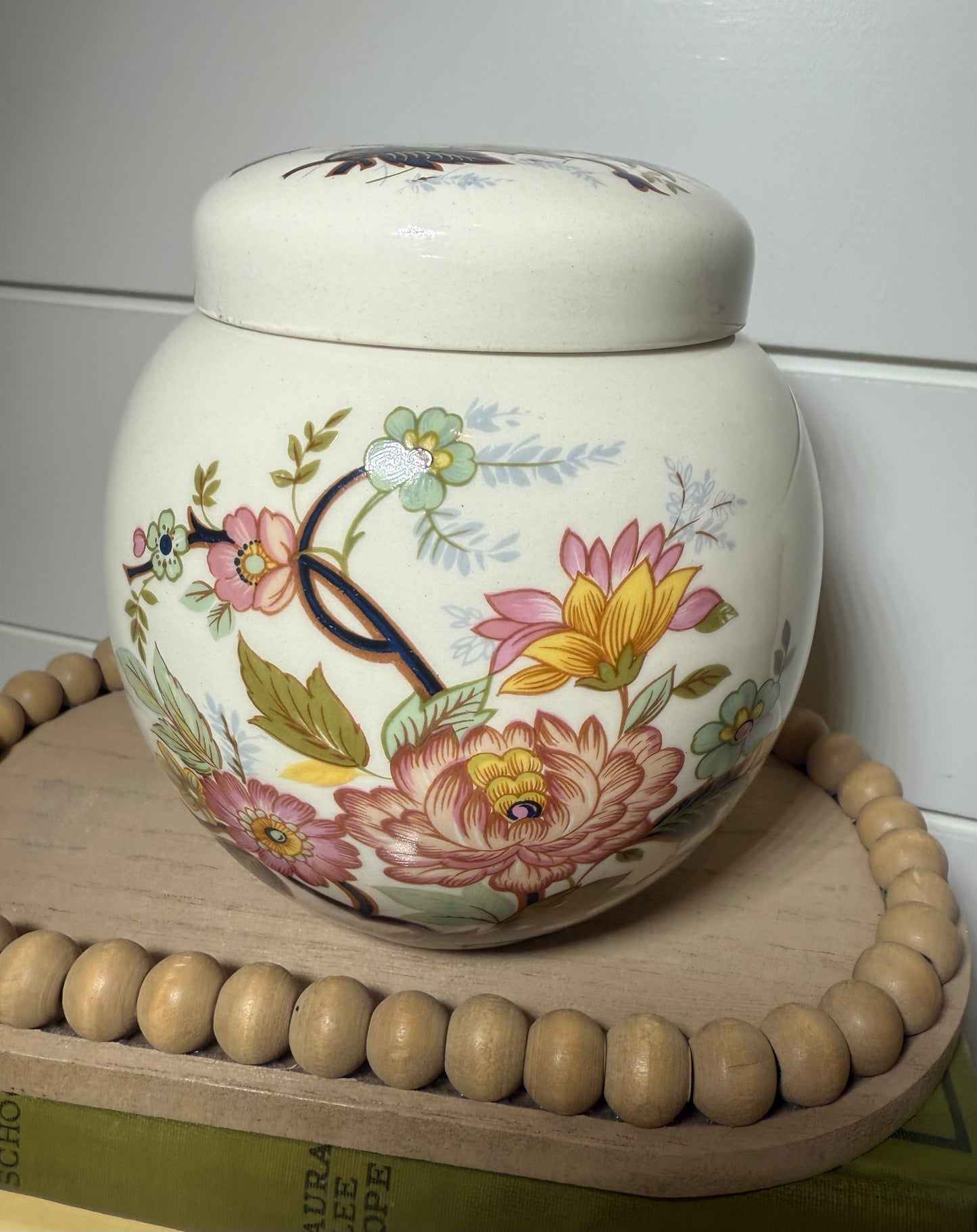 Lotus Flower Ginger Jar