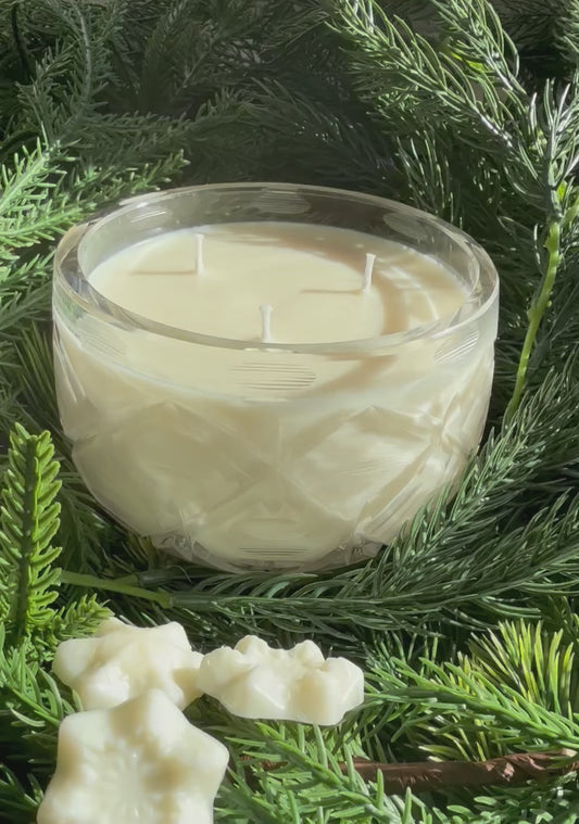 Luxe Mulled Plum Wine Crystal Candle